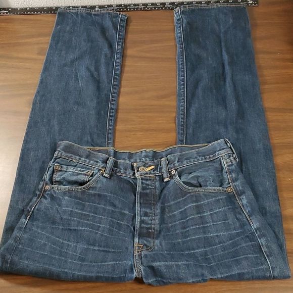Men's Levi's 501‎ Buttonfly Straight Jeans 34 x 34 - Picture 1 of 15